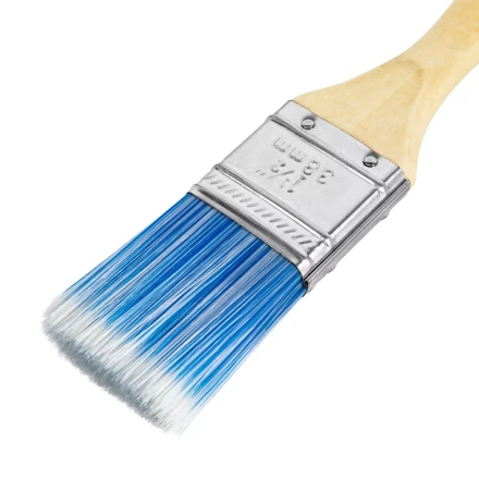 Кисть плоская &quot;Евро&quot; 1.5&quot;, искусственная щетина, деревянная ручка MTX 83070 купить в Тюмени