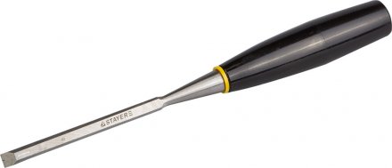 Стамеска &quot;ЕВРО&quot; плоская с пластмассовой ручкой, 8мм, STAYER 1820-08 купить в Тюмени