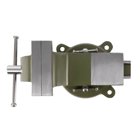 Тиски слесарные Сибртех 18618, 100 мм, стальные, поворотные купить в Тюмени