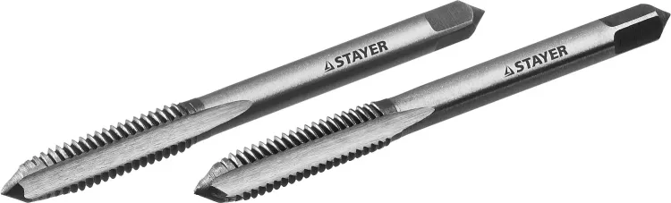 Комплект метчиков STAYER "MASTER", сталь 9ХС, М6х1,0, 2 шт 28025-06-1.0-H2 купить в Тюмени