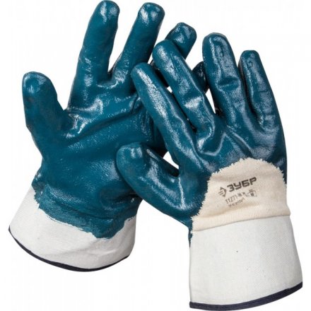 Перчатки ЗУБР &quot;МАСТЕР&quot; рабочие с нитриловым покрытием ладони, размер M (8) 11271-M купить в Тюмени