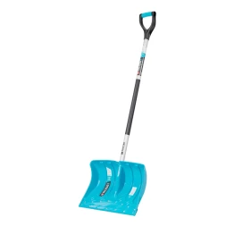 Лопата-скрепер для уборки снега Palisad 61797, полипропилен, 460х320х1300 мм, алюминиевый черенок, ПВХ, LUXE