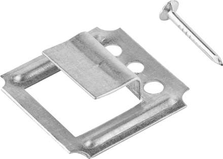 Крепеж ЗУБР для вагонки оцинкованный, КЛЯЙМЕР 4 мм, 100шт. 3075-04 купить в Тюмени