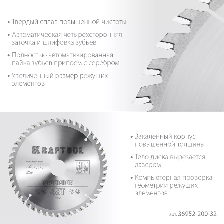 Диск пильный PRECISION, повышенный ресурс 36952-200-32 купить в Тюмени