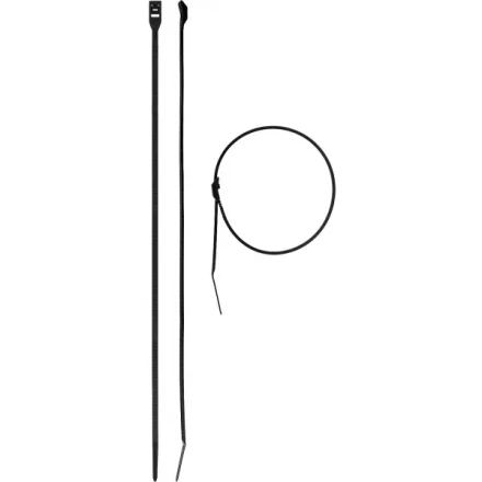 Кабельные стяжки черные КОБРА, с плоским замком, 2.5 х 205 мм, 50 шт, нейлоновые, ЗУБР 30935-25-205 купить в Тюмени