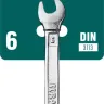 Ключи комбинированные KRAFTOOL, Cr-V, DIN 3113 27079-06 купить в Тюмени