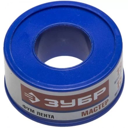 Фумлента ЗУБР &quot;МАСТЕР&quot;, плотность 0,25 г/см3, 0,1ммх19ммх15м 12373-19-025 купить в Тюмени