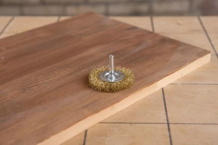 Кордщетка HAMMER плоская 50мм для дрели гофрированная латунированная сталь (207-205) купить в Тюмени