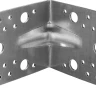 ЗУБР УКУ-2.5, 90 x 130 x 130 x 2.5 мм, цинк, усиленный крепежный уголок (31011-130) купить в Тюмени