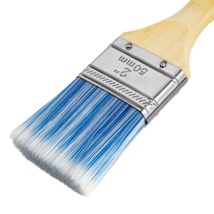 Кисть плоская &quot;Евро&quot; 2&quot;, искусственная щетина, деревянная ручка MTX 83071 купить в Тюмени