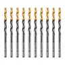 Сверло по металлу, 4,2 мм, HSS-Tin, Golden Tip, 10 шт. Denzel 717210 купить в Тюмени