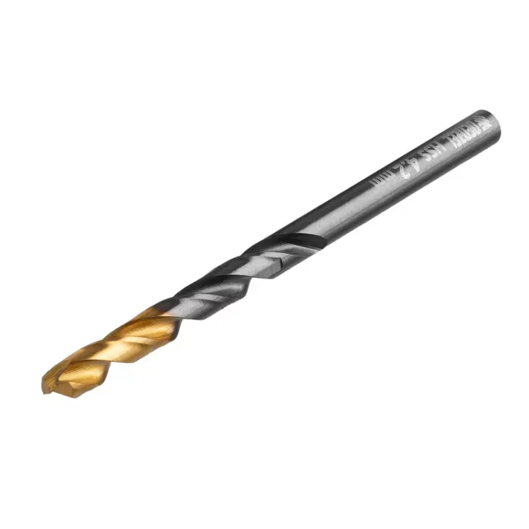 Сверло по металлу, 4,2 мм, HSS-Tin, Golden Tip, 10 шт. Denzel 717210 купить в Тюмени