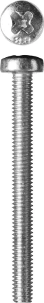 Винт ЗУБР &quot;МАСТЕР&quot; DIN 7985, класс прочности 4.8, оцинкованный, M3x30мм, 5кг 303150-03-030 купить в Тюмени