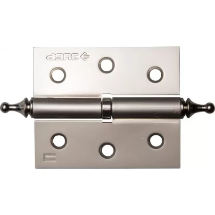 Петля дверная разъемная ЗУБР "ЭКСПЕРТ", 1 подшипник, цвет мат. никель (PN), левая, с крепежом, 75х63х2,5мм,2шт 37605-075-4L купить в Тюмени