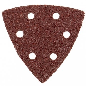 Треугольник абразивный на ворсовой подложке под липучку перф. P 40 93 мм 5 шт. MATRIX 73857 купить в Тюмени