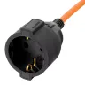 Удлинитель-шнур силовой Denzel Garden Series, ПВС, 10м, 1 розетка 3 x 1,5 мм, 3 м 37407 купить в Тюмени