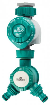 Таймер RACO для подачи воды, механический, в комплекте с распределителем двухканальным, 3/4&quot;х1&quot; 4275-55/732D купить в Тюмени