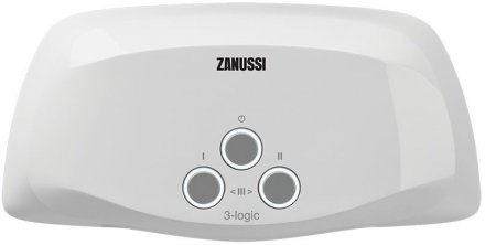 Водонагреватель проточный ZANUSSI 3-logic 3.5 TS душ и кран купить в Тюмени