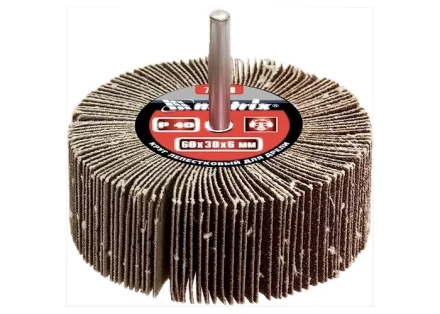 Круг лепестковый для дрели P 80  60 х 20 х 6 мм MATRIX 74114 купить в Тюмени