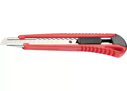 Нож, 9 мм, выдвижное лезвие, металлическая направляющая MATRIX 78909 купить в Тюмени