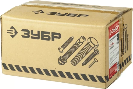 Саморезы ЗУБР с прессшайбой по листовому металлу до 0,9 мм, PH2, 4,2х76 мм, 2000шт 4-300190-42-076 купить в Тюмени