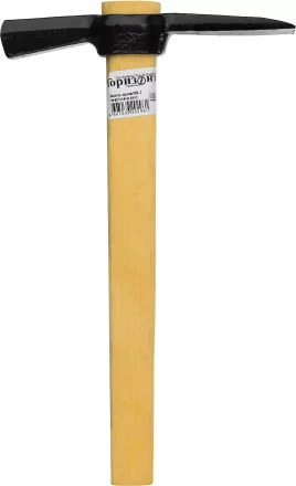 Молоток-кирочка КАМЕНЩИКА 600 г с деревянной рукояткой, 2017-6 2017-6 купить в Тюмени