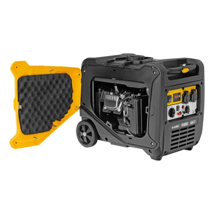 Генератор инверторный GS-4500iSE, 4,5 кВт, 230 В, закрытый корпус,электростартер// Denzel 94714 купить в Тюмени