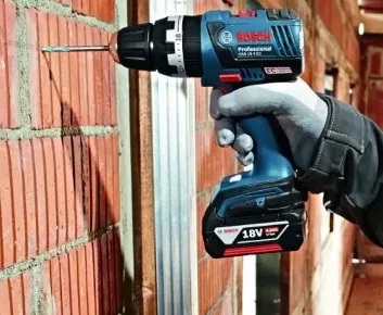 Дрель-шуруповерт аккумуляторная BOSCH GSB 18 V-EC ударная купить в Тюмени