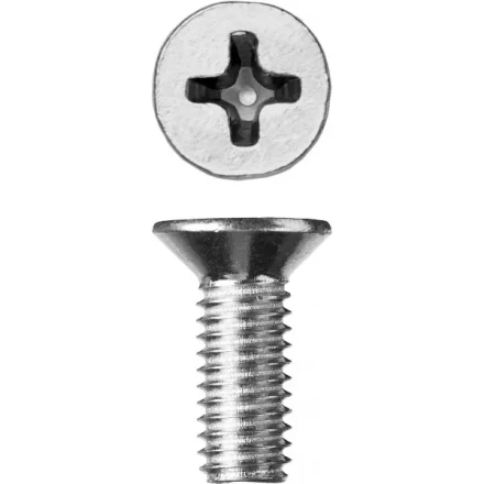 Винт ЗУБР &quot;МАСТЕР&quot; DIN 965, класс прочности 4.8, оцинкованный, M6x16мм, 5кг 303110-06-016 купить в Тюмени