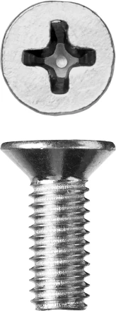 Винт ЗУБР &quot;МАСТЕР&quot; DIN 965, класс прочности 4.8, оцинкованный, M6x16мм, 5кг 303110-06-016 купить в Тюмени