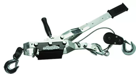 Лебедка рычажная тяга - 4 т подъем - 1.6 т двойное храповое колесо  MATRIX 52225 купить в Тюмени