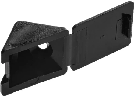 Уголок мебельный ЗУБР с шурупом, цвет черный, 4,0x15мм, ТФ6, 4шт 4-308256-7 купить в Тюмени