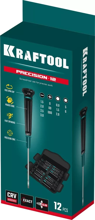 Набор Precision-12: отвертки для точных работ. 25689 купить в Тюмени