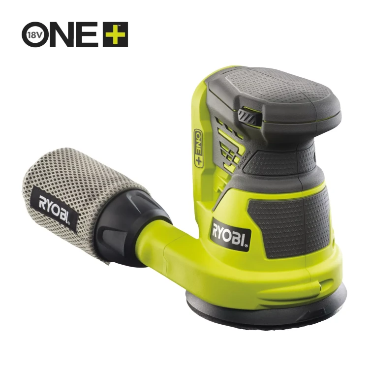 Ryobi Эксцентриковая шлифмашина 18В R18ROS-0 БЕЗ АККУМУЛЯТОРОВ купить в Тюмени