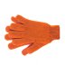 Перчатки трикотажные акрил двойные оранжевый двойная манжета Россия Сибртех 68689 купить в Тюмени