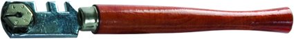 Стеклорез 6-роликовый с деревянной ручкой  SPARTA 872235 купить в Тюмени