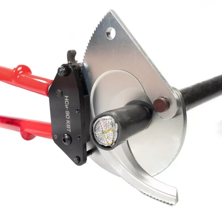 Секторные ножницы диэлектрические КВТ НСи-90 для резки бронированных кабелей до 90 мм (101939) купить в Тюмени