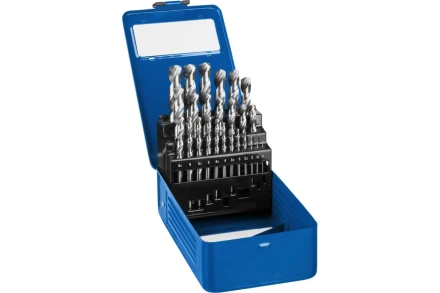 ЗУБР ПРОФ-А, 25 шт, (1-13 мм), сталь Р6М5, класс А, мет.бокс, набор сверл по металлу, Профессионал (29625-H25) купить в Тюмени