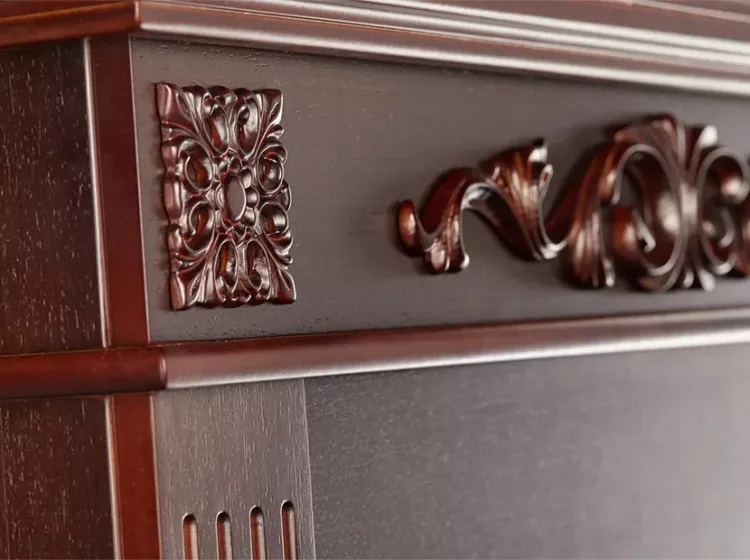 Портал для электрического камина Electrolux Noce 30 шпон темный дуб купить в Тюмени