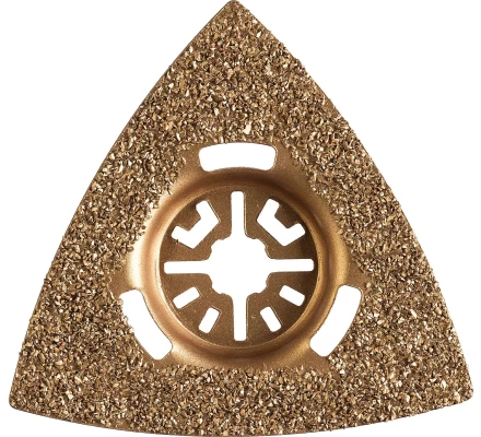 ЗУБР ШВТ-80 UniLock, 80 мм, OIS-хвост., насадка треугольная шлифовальная, Профессионал (15563-80) купить в Тюмени