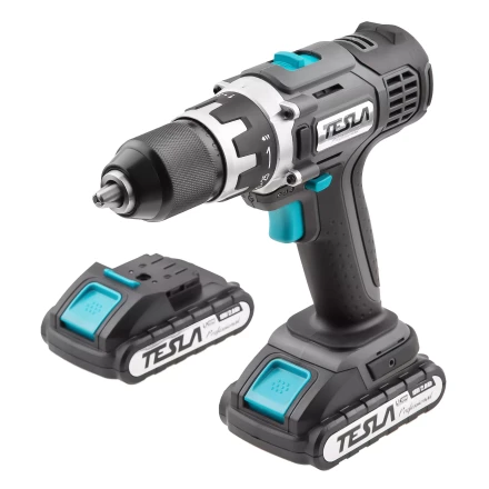 Аккумуляторная дрель TESLA TCD182DC с скейсом купить в Тюмени
