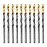 Сверло по металлу, 4,8 мм, HSS-Tin, Golden Tip, 10 шт. Denzel 717212 купить в Тюмени