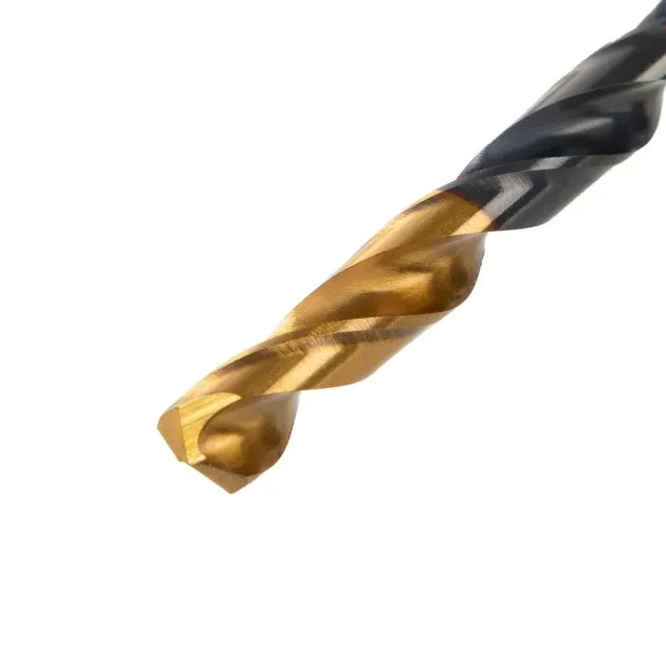 Сверло по металлу, 4,8 мм, HSS-Tin, Golden Tip, 10 шт. Denzel 717212 купить в Тюмени