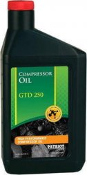 Масло компрессорное OIL GTD 250/VG 100  1 л   PATRIOT GARDEN
