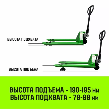 Тележка гидравлическая ручная HITCH REGULAR 2500KG 1150*550мм (полиуретановые ролики) купить в Тюмени