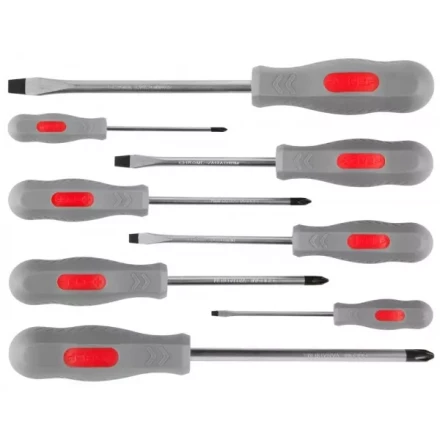 Набор ЗУБР &quot;МАСТЕР&quot;: Отвертки, Cr-v, эргономичная двухкомпонентная рукоятка, 8шт 25065-H8_z02 купить в Тюмени