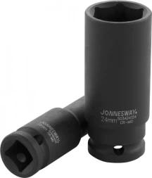 Головка ударная шестигранная 1/2" М24 удлиненная S03АD4124 Jonnesway 47853