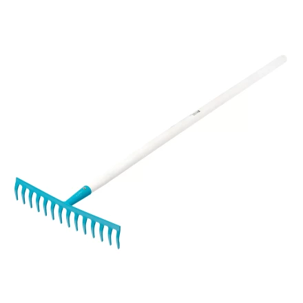 Грабли стальные Palisad, 360х1250 мм, 14 прямых зубьев, деревянный лакированный черенок, Luxe 6178988 купить в Тюмени