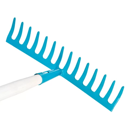 Грабли стальные Palisad, 360х1250 мм, 14 прямых зубьев, деревянный лакированный черенок, Luxe 6178988 купить в Тюмени