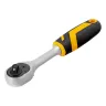 Ключ-трещотка 1/4"  Denzel 14031, 90 зубьев, с быстрым сбросом, CrV купить в Тюмени